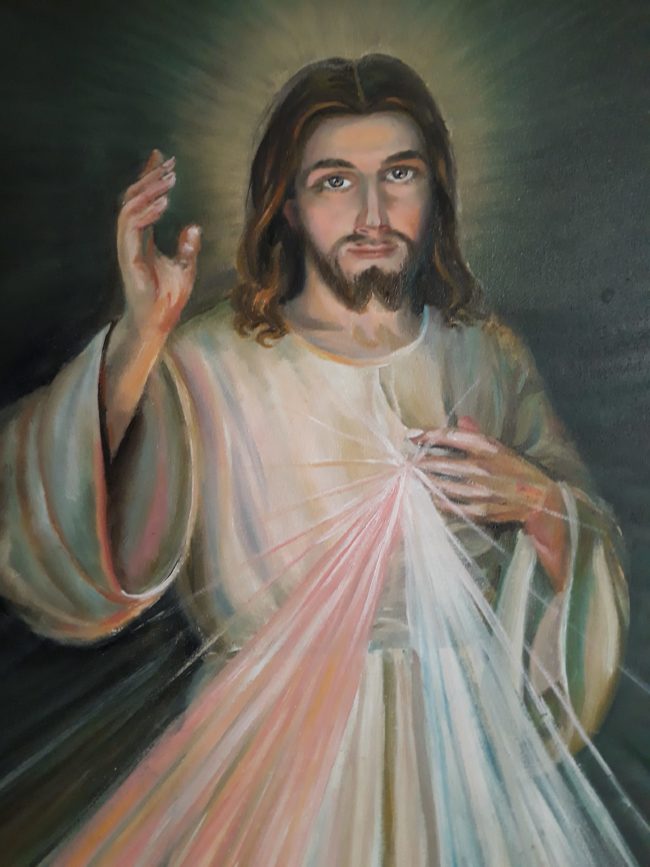 Obraz olejny "Jezu Ufam Tobie"