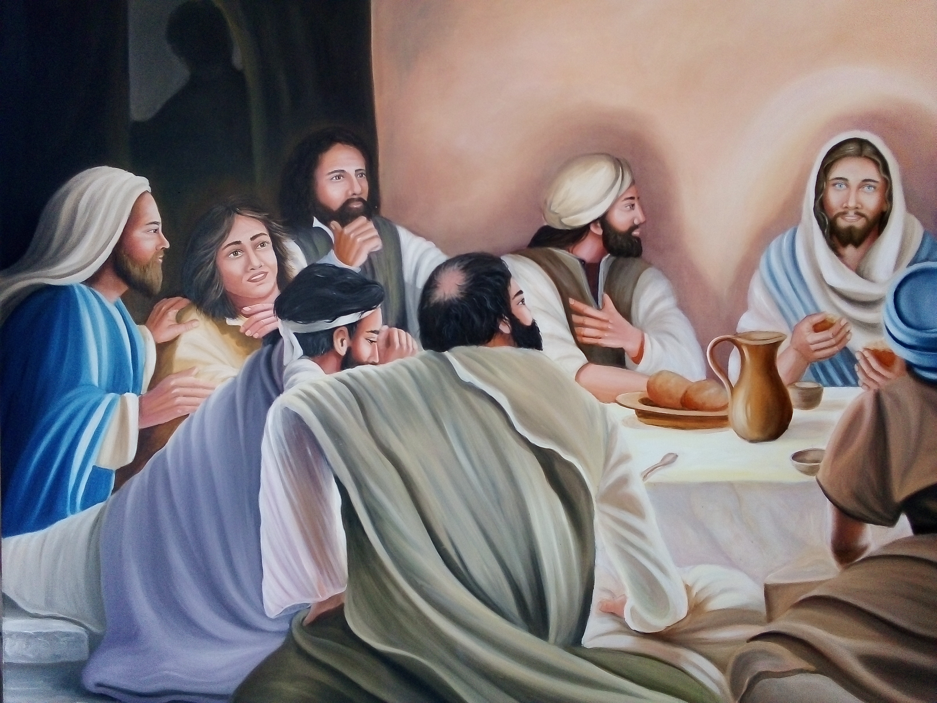 Obraz olejny - Wieczerza z Jezusem