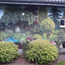 garden on the wall