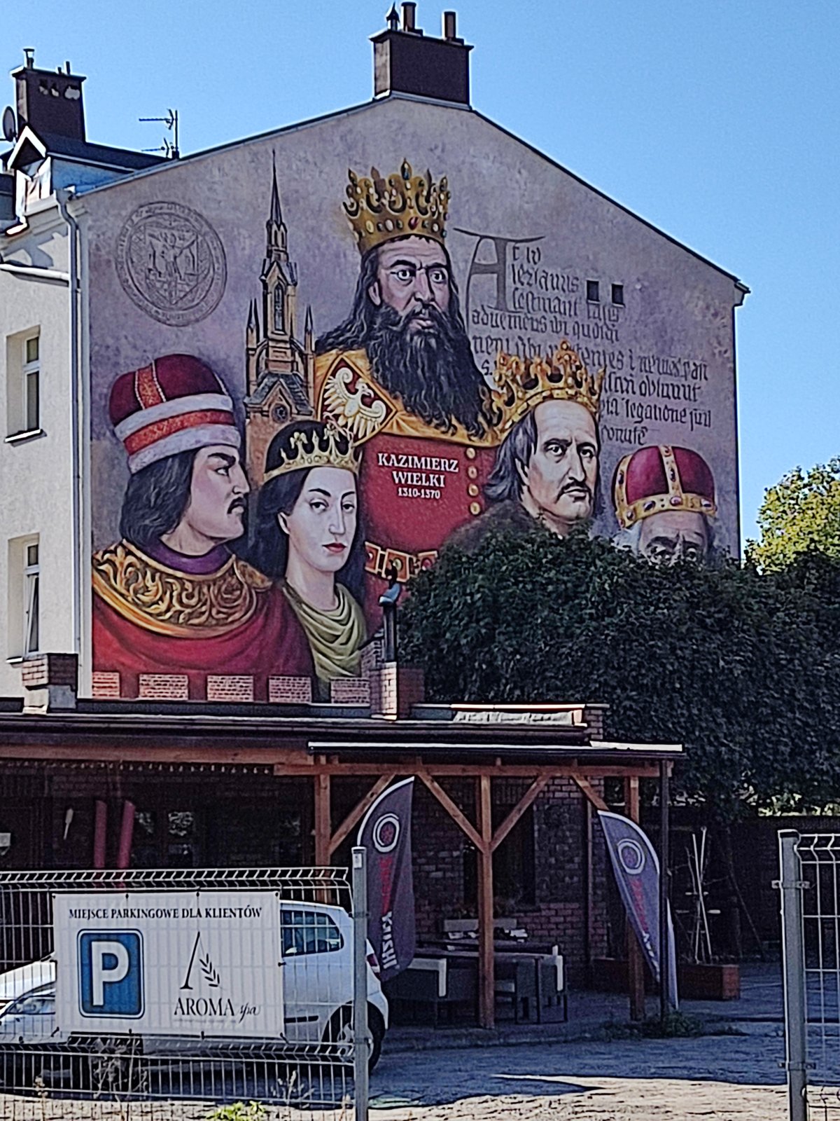 Królewski mural w Kaliszu