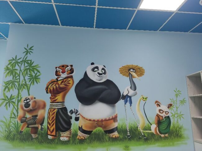 malarstwo artystyczne ścienne