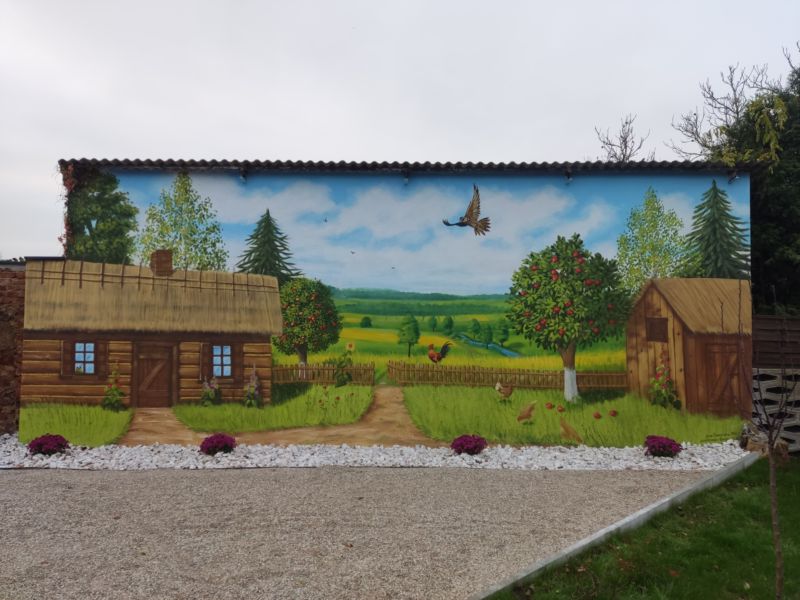 Krajobraz mural