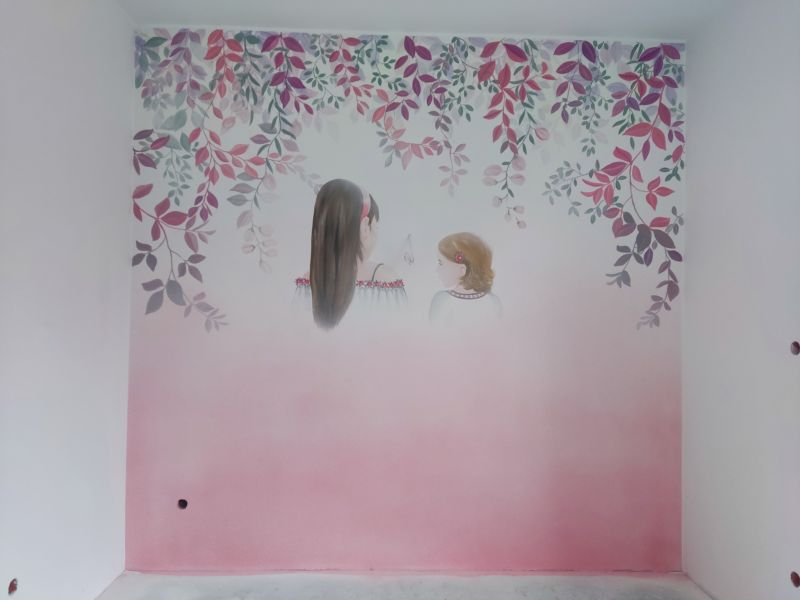 mural dla dziewczynek
