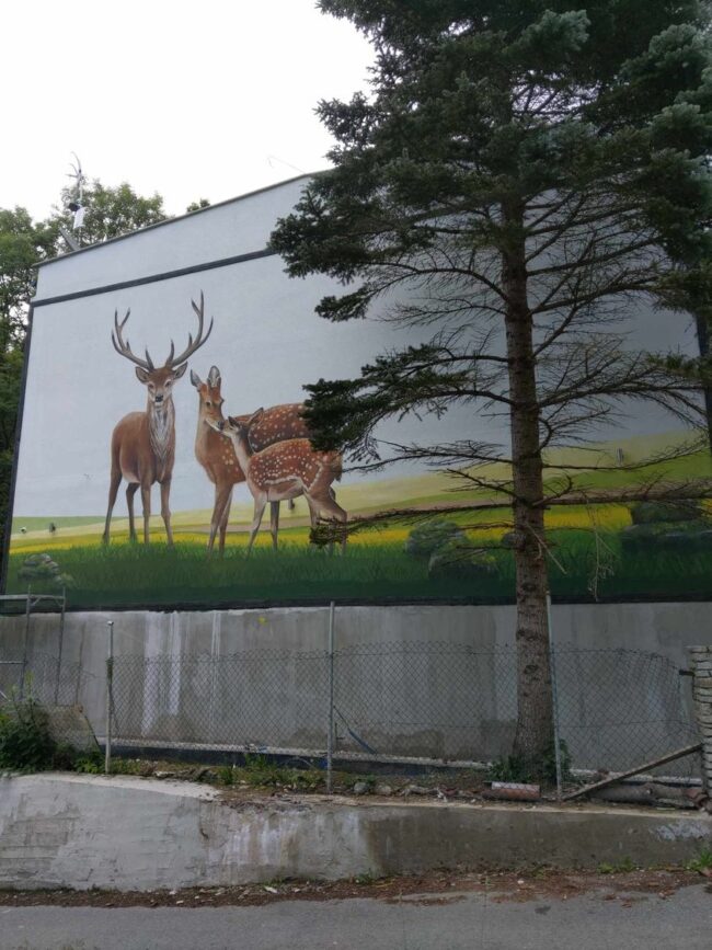 mural na elewacji